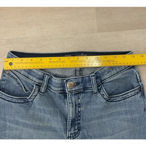 Wrangler Willow Ultimate Riding Med Wash Bootleg Jeans 9x32 - Picture 11 of 13